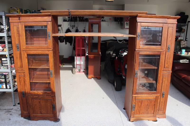 Oak TVCD Entertainment Center