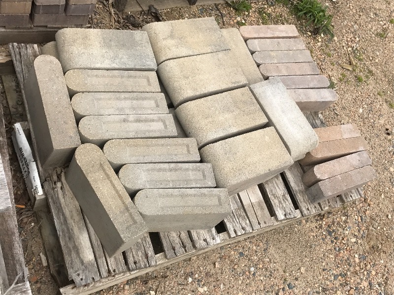 lot 5 image: (3) Pallets Of Landscape Block Material