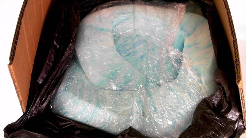 lot 1629 image: MLD 4 Full Gel Memory Foam Mattress Topper