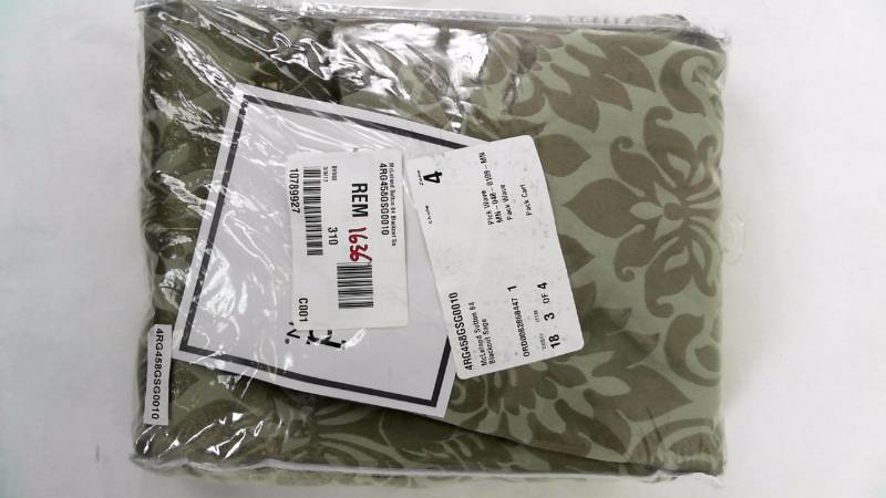 lot 1636 image: McLeland Sutton 84 Blackout Tan Curtain