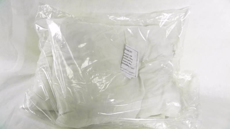 lot 1487 image: Pair Rolled Standard Pillows