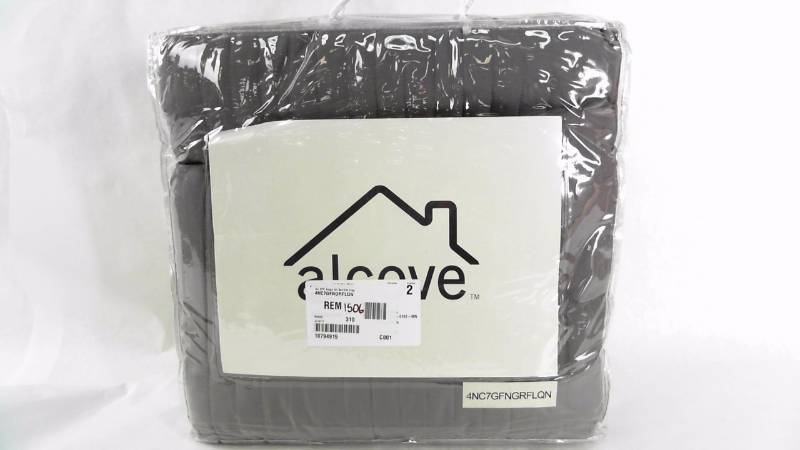 lot 1506 image: Alcove 3PC Angie Qlt Set FQ Gray Full  Queen Comforter Set