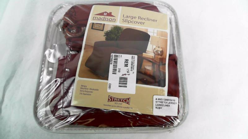 lot 1518 image: Jersey Recliner Slipcover - Chair  Rocker  Recliner Cover -&nbspRuby