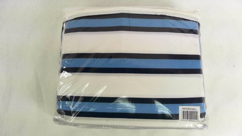 lot 1526 image: ALC PATTERN BP RESIST SHEET SET Blue Stripe - Full Size