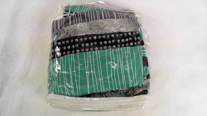 lot 1551 image: ALC Cleo 4Pc Window Curtains Teal