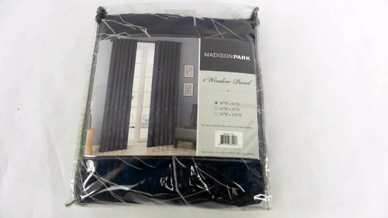 lot 1571 image: Eliza Window Panel-50x84 Navy Curtain
