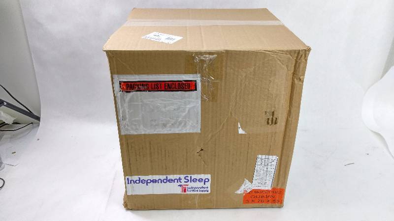 lot 1628 image: MLD 3 Queen Gel Memory Foam Mattress Topper