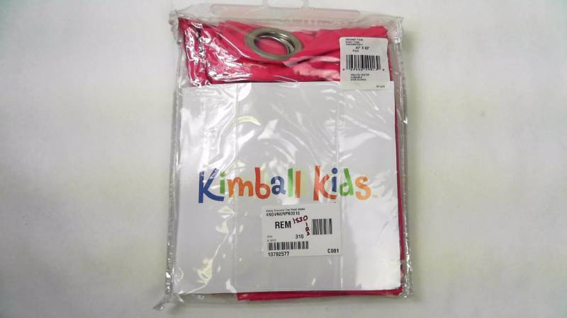 lot 1532 image: Sandy Grommet Top Panel Curtain 40x63 Pink