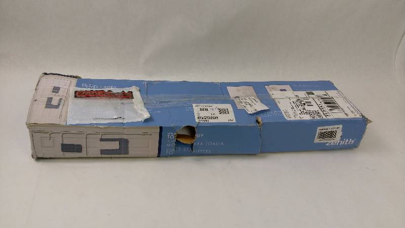 lot 1586 image: Zenna Home Tension Corner Pole White