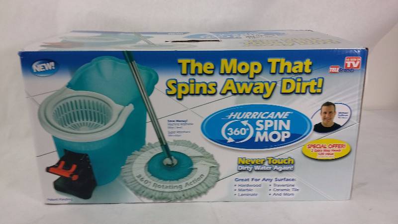 lot 1815 image: As Seen On TV Hurricane Spin Mop