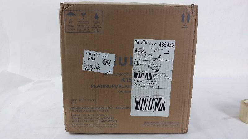 lot 1838 image: KEURIG CLASSIC K15 BREWER Platinum