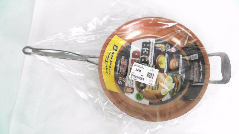 lot 1857 image: Red Copper 12 Fry Pan