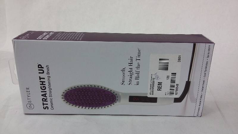 lot 1864 image: InStyler STRAIGHT UP Ceramic Straightening Brush