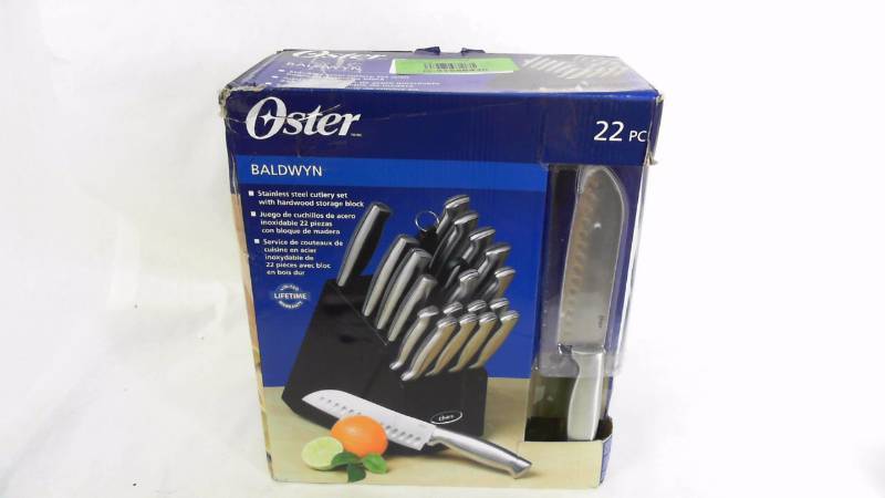 lot 1875 image: Oster Baldwyn 22pc SS Cutlery Set