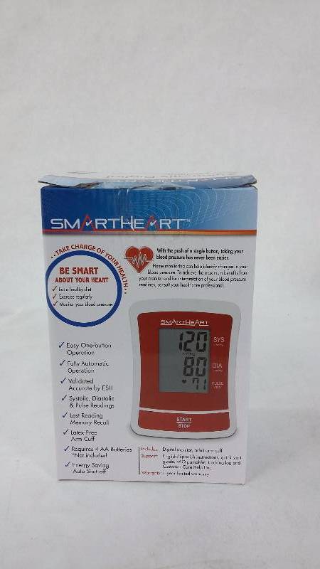 lot 1889 image: Smart Heart Wrist Blood Pressure Monitor