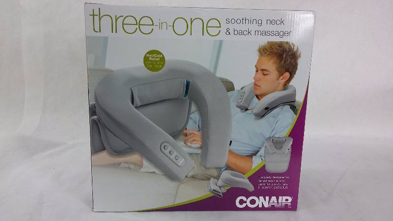 lot 1890 image: Conair Neck  Back Massager  Massaging Pillow  Headrest