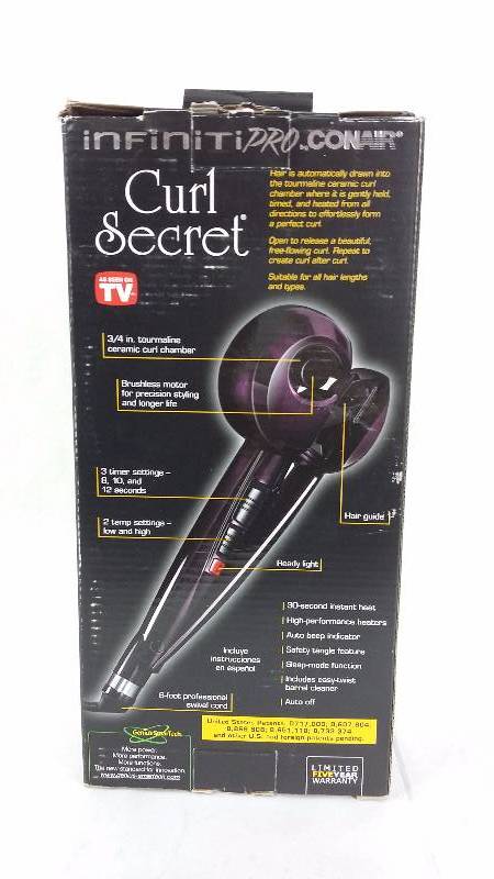 lot 1902 image: Conair Pro Curl Secret Deep Purple