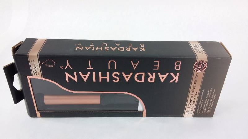 lot 1931 image: Kardashian Beauty 3-in-1 Curl Wave & Smooth Iron 