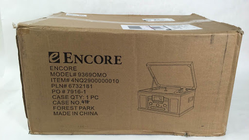 lot 1987 image: Encore Tech Nostalgic Stereo  Record Player