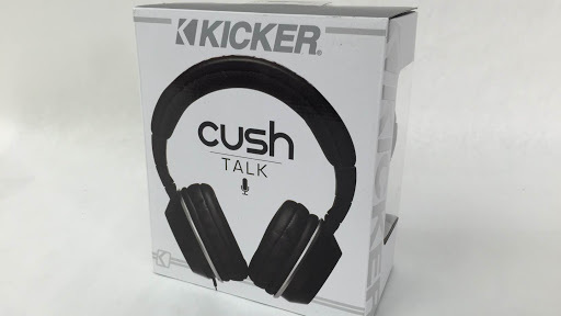 lot 2005 image: Kicker Cush Talk Headphones w Mic Button