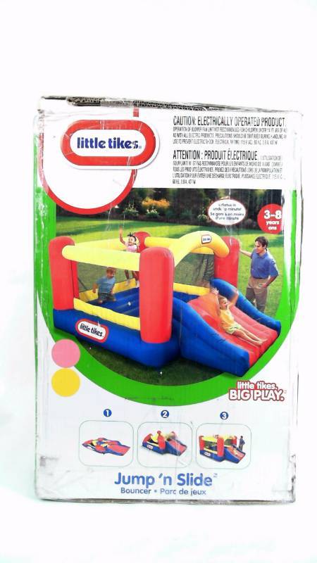 lot 2021 image: Little Tikes Jump N Slide Inflatable Bouncer