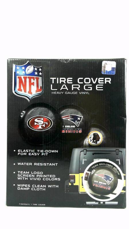 lot 2025 image: NFL Team Large Tire Cover - Patriots