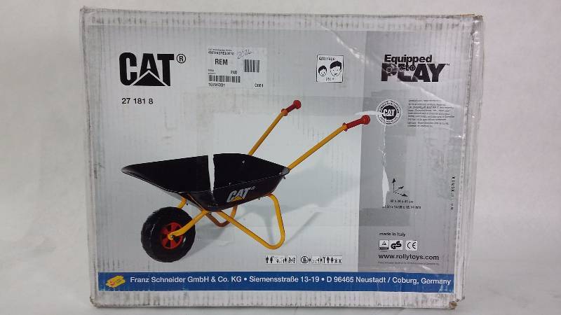 lot 2026 image: CAT Wheelbarrow - Yellow  Kids Toy 