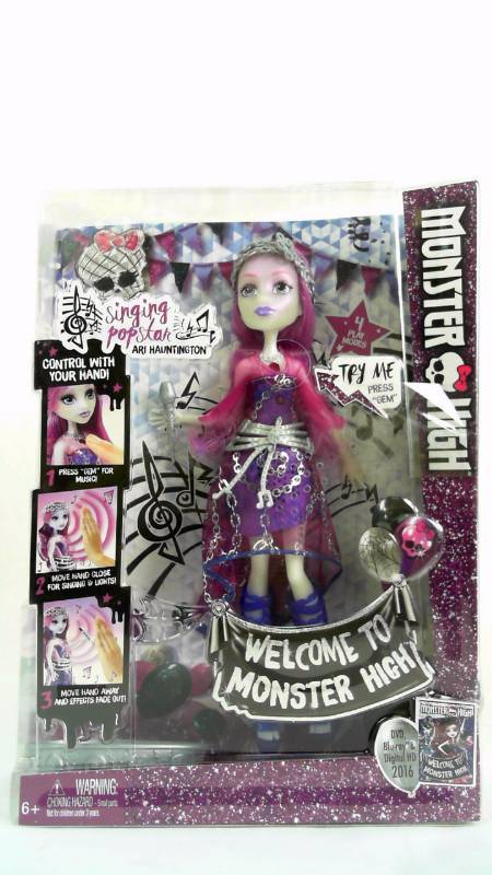 lot 2031 image: Monster High Singing Popstar Doll - Clear