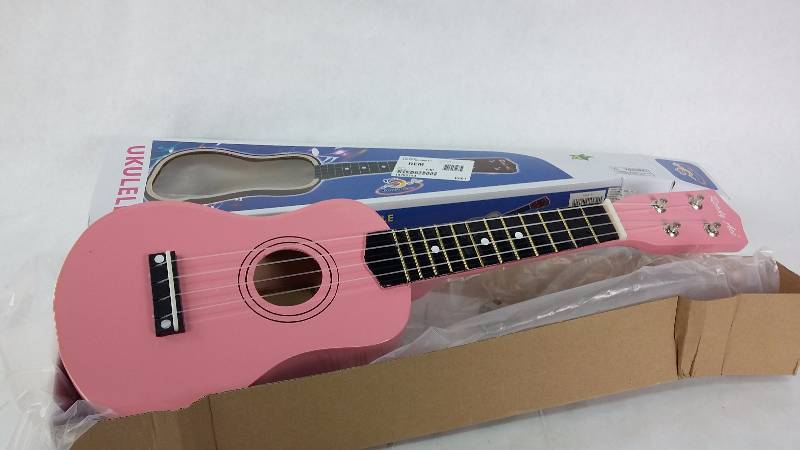 lot 2034 image: Pink Ukulele