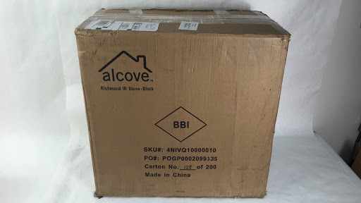 lot 2082 image: Alcove Richmond Infrared Stove - Black 