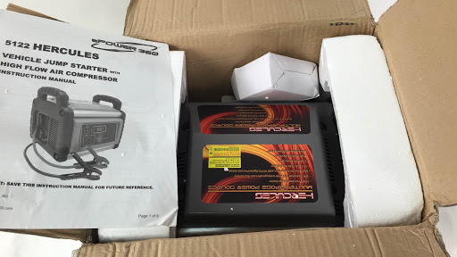 lot 2144 image: ePower 360 Hercules 1800 Peak Amps Multipurpose Power Source  - Jump Starter 