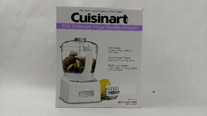 lot 1860 image: Cuisinart CH-4 Elite Collection 4 Cup Chopper  Grinfer - White  
