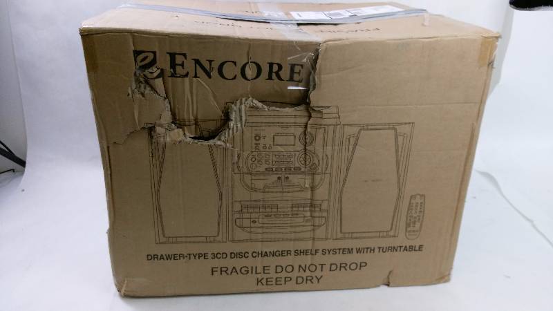 lot 1986 image: Encore Technology 3 CD  Turntable  Headphones 