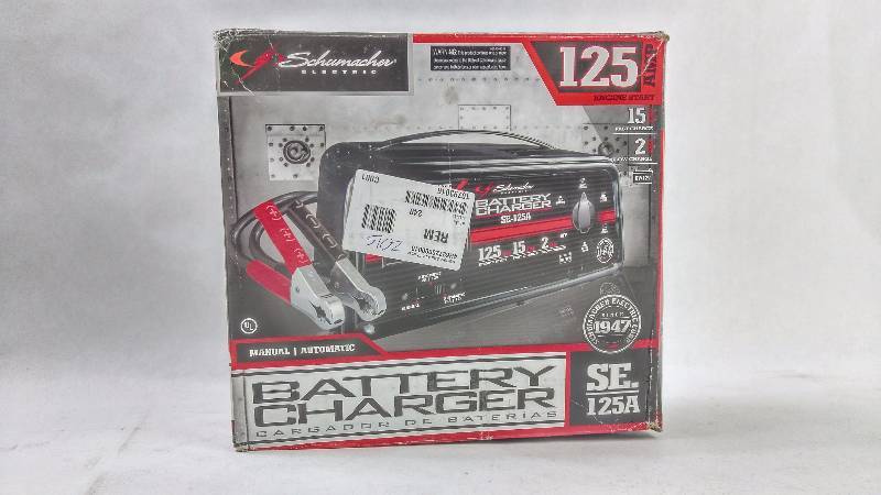 lot 2015 image: Schumacher 125152 Amp Auto Battery Charger 