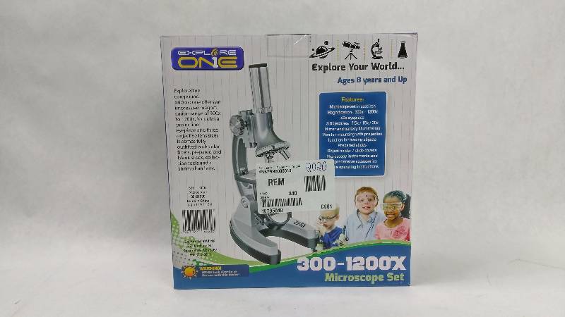 lot 2020 image: ExploreOne - Compound Microscope Set 300x - 1200x