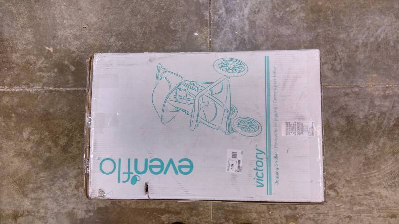 lot 2036 image: Evenflo Victory Foldable Jogging Stroller, Tuscon