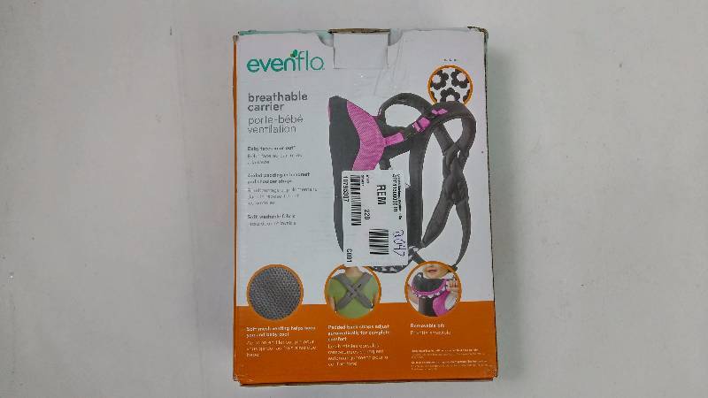 lot 2047 image: Evenflo Marianna Breathable Soft Baby Carrier