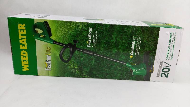 lot 2076 image: Weedeater 20Volt Lithium-Ion Battery Strng Trimmer