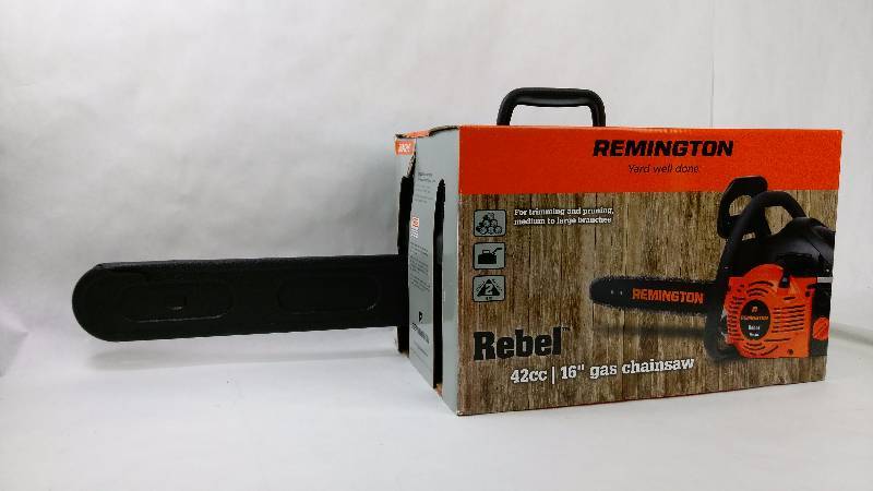 lot 2094 image: Remington 16 Gas Chain Saw Orange