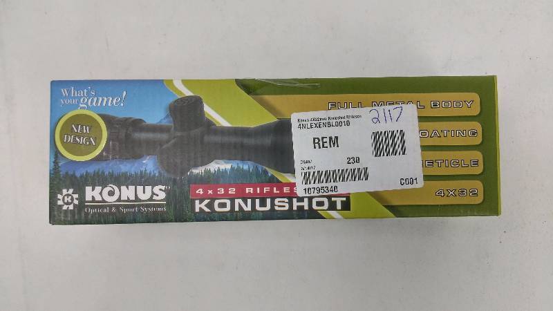 lot 2117 image: Konus 4X32mm Konushot Riflesco Black