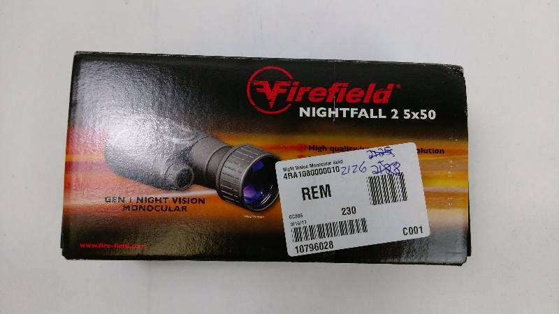 lot 2126 image: Night Vision Monocular 5x50