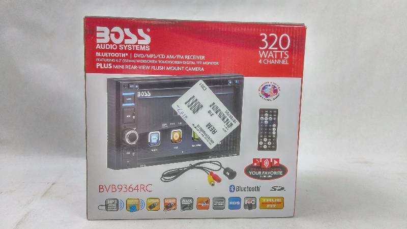 lot 2137 image: Boss 320-Watt 6.2 Touch Screen DVD Multimedia Car Stereo with Bluetooth, GPS and Rear View Camera