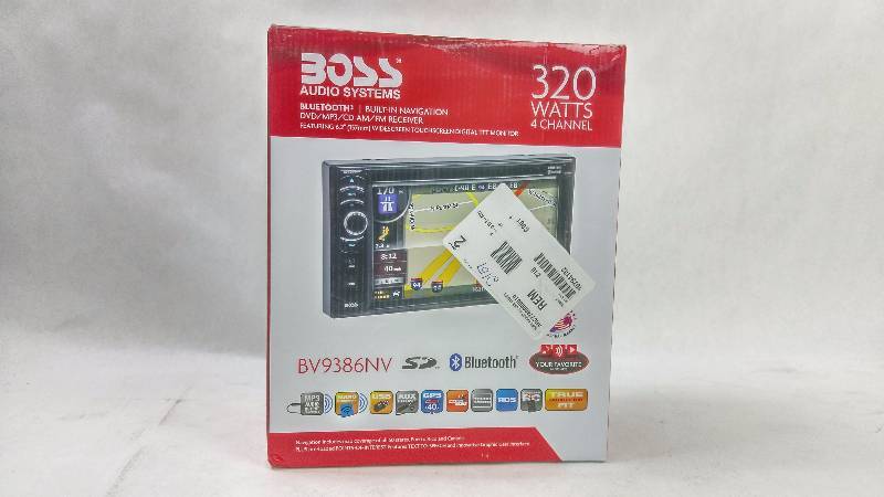 lot 2151 image: BOSS 320-Watt DVDCD 6.2 Touch Screen Multimedia Car Stereo with Bluetooth & GPS