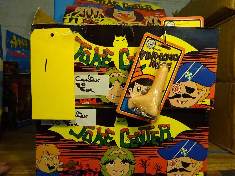 4 Doz Joke Center, Dolls, Crazy Case, 1 Doz Plastic Hat Mugs