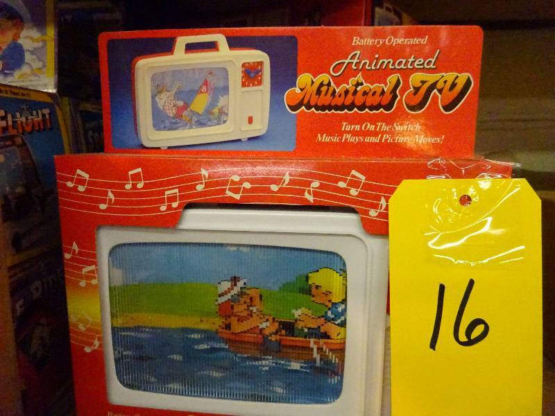 dz musical tvs, 2 dz lovely pets, case36 crushing beer cans