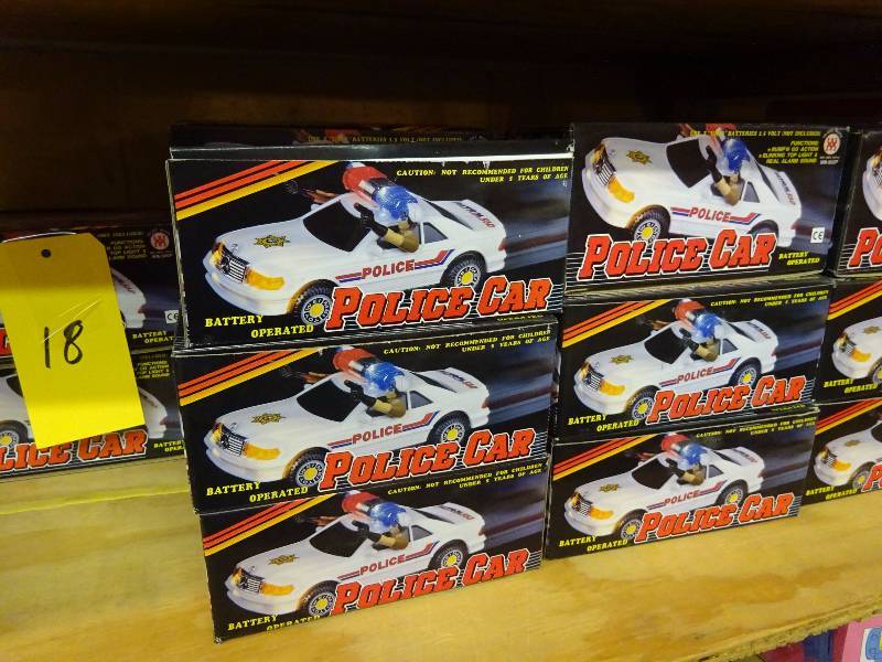 50 approx. police cars