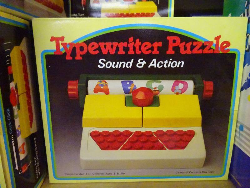 2 dz plus typewriter puzzles, 15 magic dances, 6 skiing teddy bears