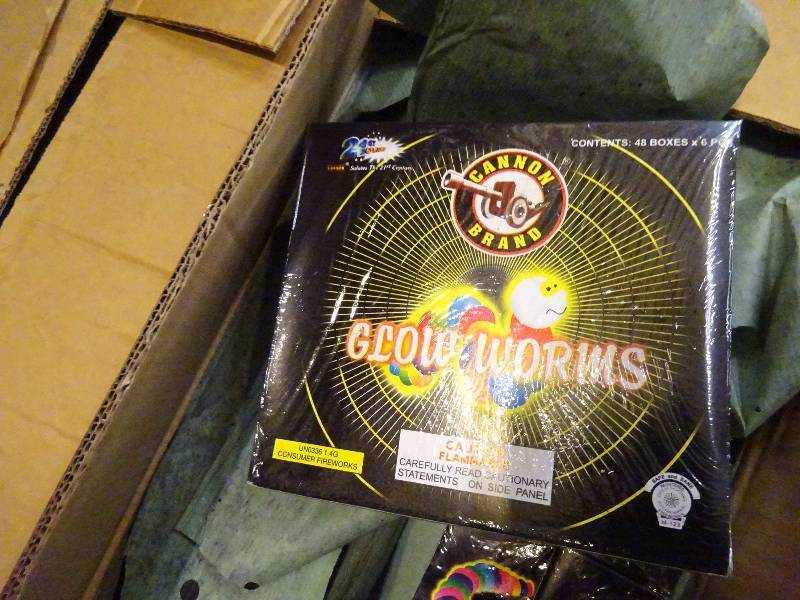 2 cases glow worms, case basketball game, case melody blender, lots of pens