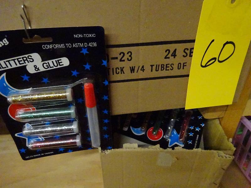 Huge lot. Glitter glue, belt buckles, charms, stuff