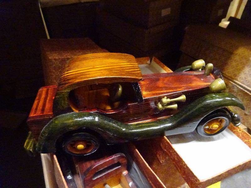 Lot of Vintage Wooden Car Models, Larger, (10) Approx.